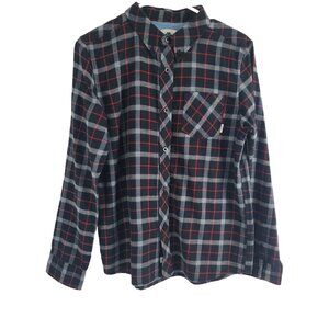 Element Mens XL Plaid Button-Up Flannel Shirt
